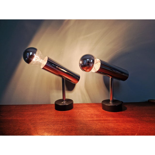 Tubular Chromed Metal Articulated Wall Lights by Staff Leuchten, Germany, 1970, Set of 2 For Sale - Image 12 of 18