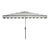 Vienna 6.5x10 Rectangle Umbrella - Gray/White For Sale