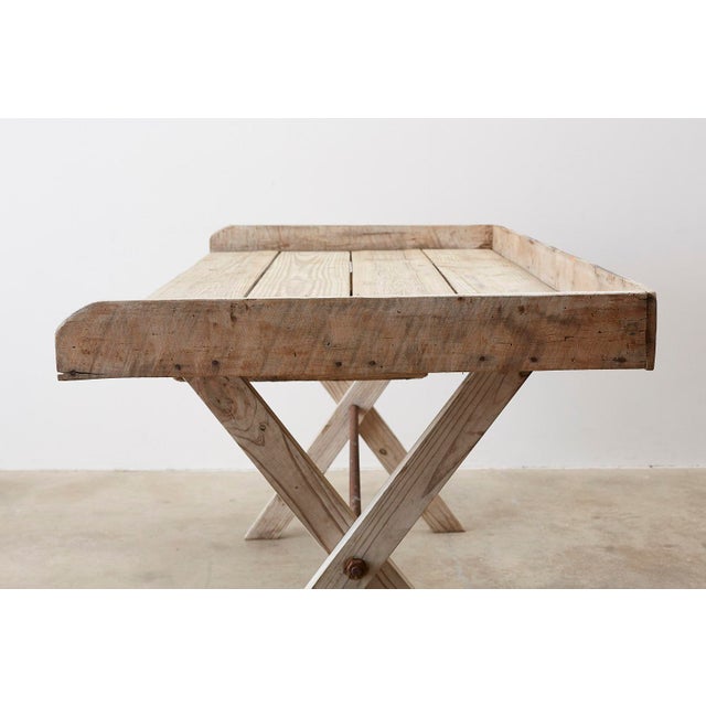 Rustic Pine Work Table or Gardening Table Chairish