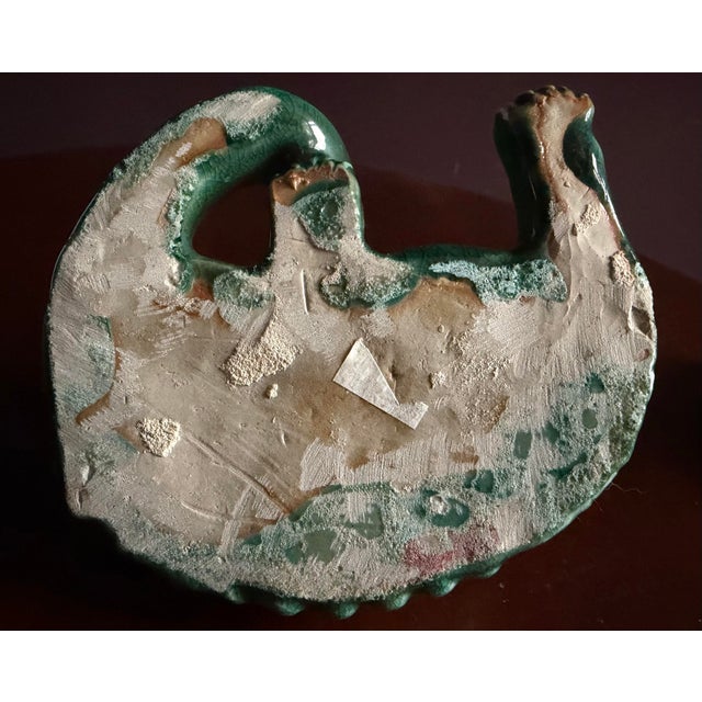 Chinese Vintage Pair of Good Luck / Lucky Foo Dogs / Dragons With Coins in Their Mouths. Fabled to Bring Good Fortune and Good Luck. For Sale - Image 9 of 10