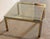 Romeo Rega Italian Chrome and Brass Glass Top Coffee Table, 1970s For Sale - Image 9 of 10