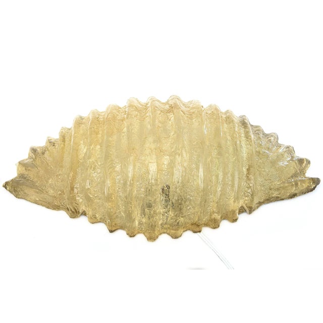 Vintage Resin Shell Wall Sconces Hollywood Regency Style, Restored, 1970's For Sale - Image 4 of 13