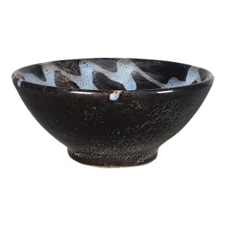 Chinese Jizhou Ware Style Tortoiseshell Glaze Porcelain Bowl For Sale