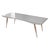 "Vanquish" Desk With Bronze and Stainless Steel, Handmade For Sale In Los Angeles - Image 6 of 8