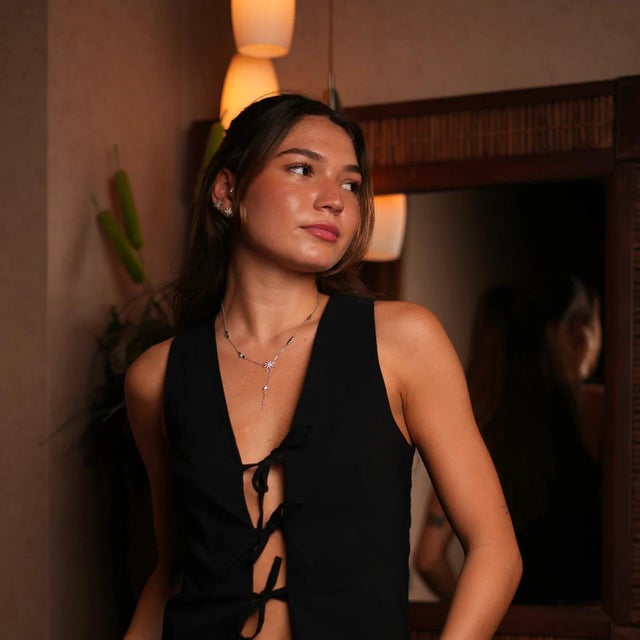 Stellar Radiance Sterling Silver & Diamond Necklace For Sale - Image 4 of 7