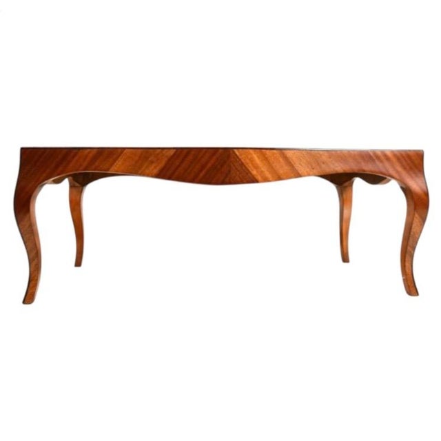 Early 20th Century Italian Burlwood Parquetry Coffee Table With Satinwood Inlay For Sale - Image 5 of 13