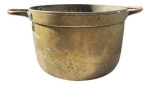 Brass Pot or Casserole, 19th Century