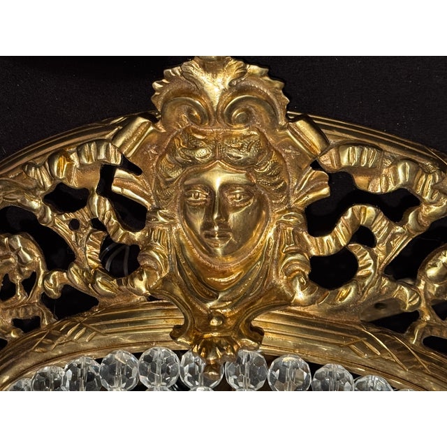 ️ Overview This exceptional 1970s Baroque-style ceiling lamp is a richly detailed vintage lighting piece, crafted from...