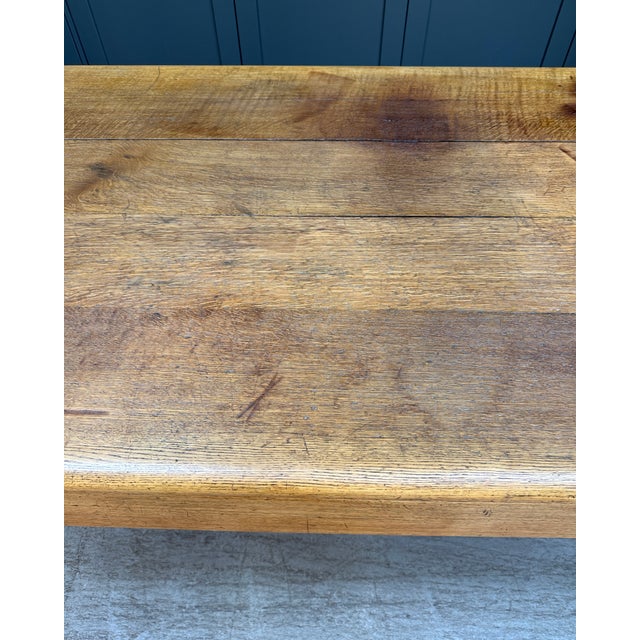 Large Craft Dining Table in Oak, 1890s For Sale - Image 10 of 18