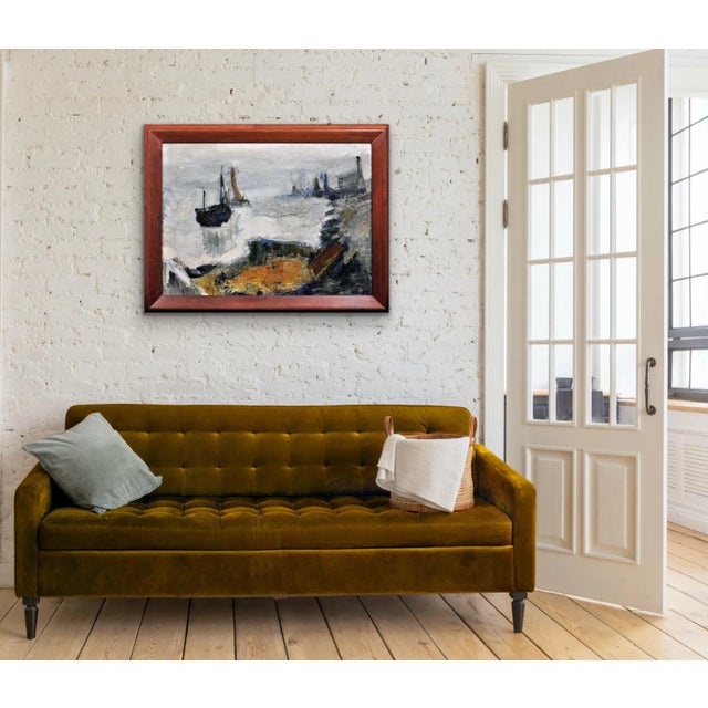 Raymond Picque, Landscape, 1964, Oil on Canvas For Sale - Image 12 of 18