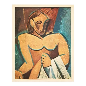 1940s After Pablo Picasso "Nude With a Towel", First Edition Period Swiss Lithograph