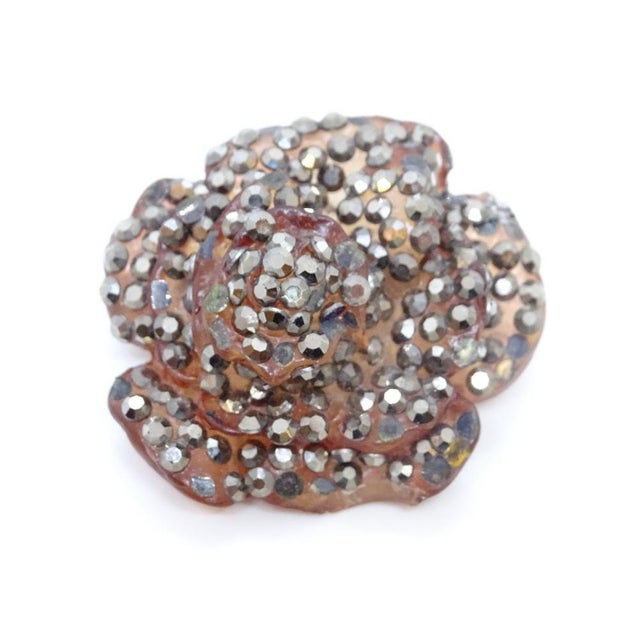 "Rose" Brooch with Crystals, Giorgio Armani, 1990s – Italy Type: Brooch Designer: Giorgio Armani Style: Vintage Period:...