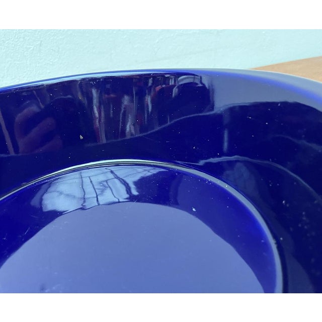 Vintage German Dark Blue Lukull Ceramic Bowl from Schönwald For Sale - Image 12 of 15