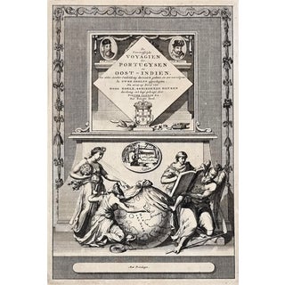 After Jan Goeree, The Principal Voyages of the Portuguese, 17th Century, Engraving For Sale