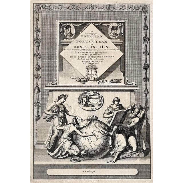 After Jan Goeree, The Principal Voyages of the Portuguese, 17th Century, Engraving For Sale