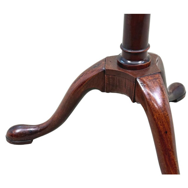Mid 18th Century Antique Georgian Mahogany Torchere Candle Stand, 1750 For Sale - Image 5 of 11