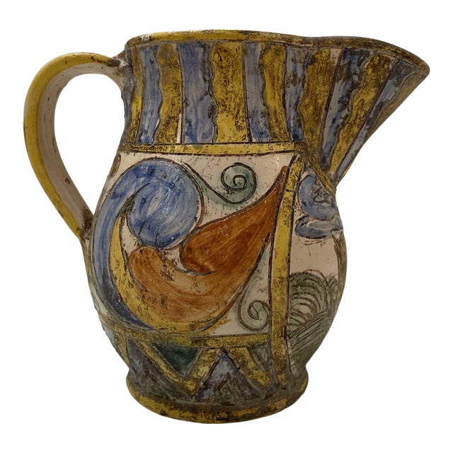 Vintage Ceramic Pitcher For Sale