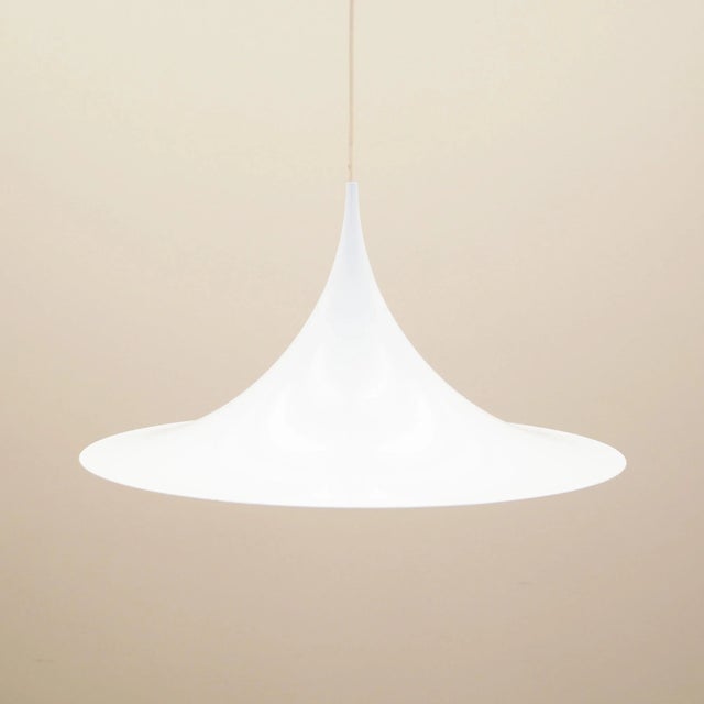 Metal Vintage Danish Pendant Lamp, 1970s For Sale - Image 7 of 7