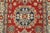 Red Kazak Runner 2’6” X 6’7” Red Wool Tribal Hand-Knotted Oriental Rug For Sale - Image 8 of 12