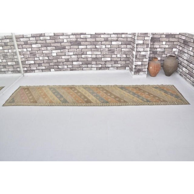 Handmade wool carpet in Turkish Anatolia , Vintage Oushak Rug,Turkish Vintage Anatolian Rug, Handmade wool Rug . One Of...