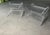 Early 21st Century Pair of Lucite Waterfall Ottomans in the Style of Charles Hollis Jones For Sale - Image 5 of 7