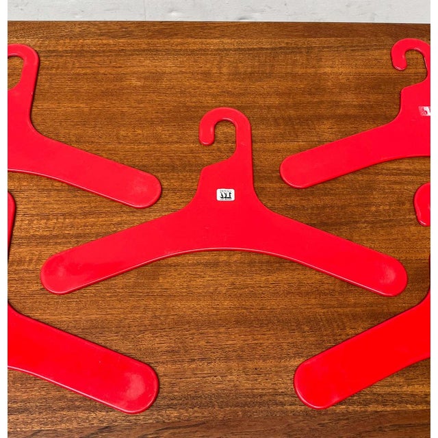 Mid-Century Space Age Modern German Coat Hangers by Ingo Maurer for M Design, 1960s, Set of 7 For Sale - Image 16 of 18