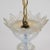 Vintage Ca'Rezzonico Style Gold Infused and Opaline Murano Chandelier For Sale - Image 4 of 12