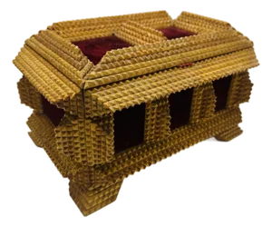 Antique Tramp Art Box