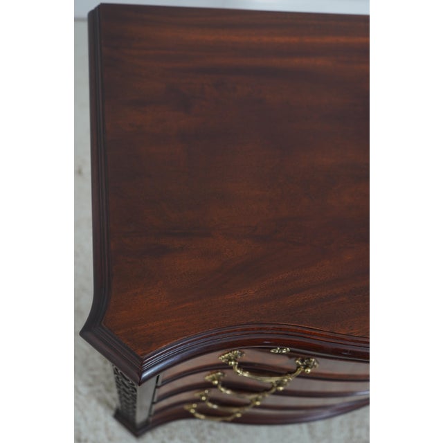 Henkel Harris Mahogany Bachelor Chest W. Pull Out Slide For Sale - Image 14 of 17