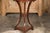 Brown Italian 1800s Walnut Guéridon Side Table with Carved Apron and Gilt Spheres For Sale - Image 8 of 12
