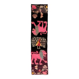 Galerie Shabab Collection Mid-20th Century Tibetan Pictorial Runner For Sale