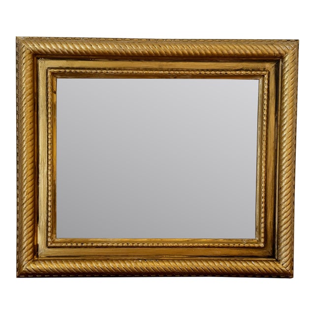 Ornate Gold Wood Picture Frame For Sale