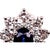 18 Karat White Gold Sapphire and Diamond Cluster Earrings For Sale - Image 12 of 12