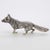 Italian Vintage Italian Handmade Genuine Silver Hunting Fox Figurine Miniature Sculpture For Sale - Image 3 of 11