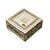 Ceramic 3.75" Oriental Famille Rose Color Graphic Porcelain Square Box For Sale - Image 7 of 7