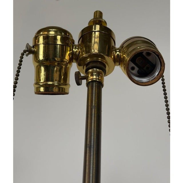 Mid 20th Century Italian Baroque Barley Twist Table Lamps - Silvered and Giltwood - a Pair For Sale - Image 14 of 18