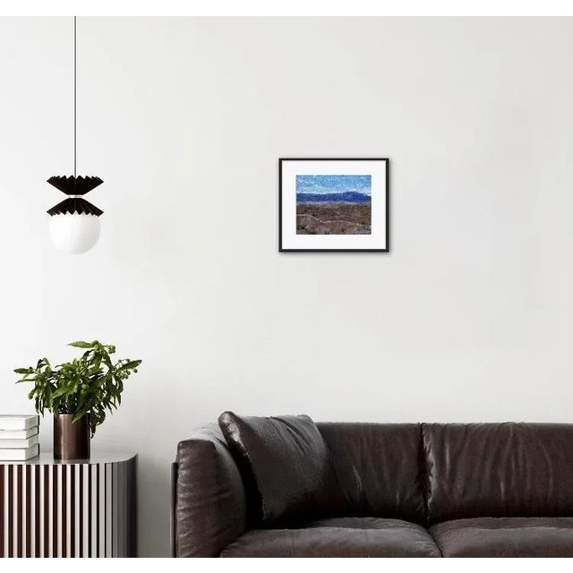 Contemporary Nevada Desert (Minimalist Oil Landscape) For Sale - Image 3 of 6