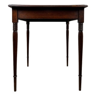 Antique Edwardian Oak Side Table, 1890s For Sale
