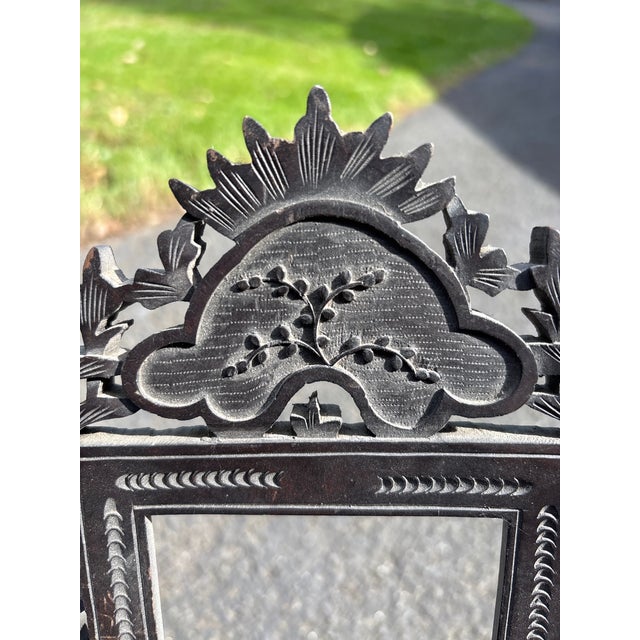 Late 19th Century Black Forest Hand-Carved Standing Picture Frame - Late 19th to Early 20th-Century For Sale - Image 5 of 6