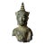 Rare Antique 17th Century Handmade Bronze Thailand Buddha Bust Statue Fragment For Sale
