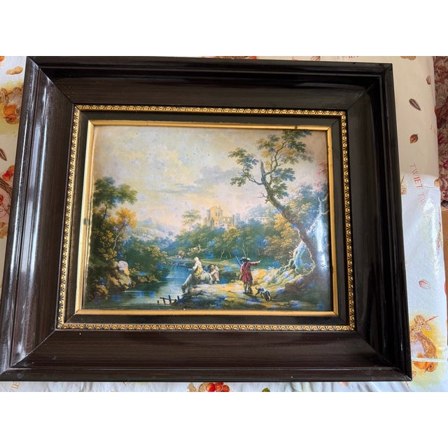 Porcelain Plaque by Emaux Limoges Helca for Cignaroli, 1890s For Sale - Image 9 of 9