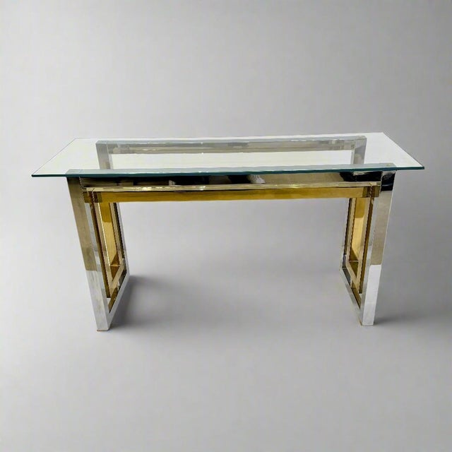 Modern Mid-20th Century Architectural Console table by Romeo Riga, Italy For Sale - Image 3 of 18