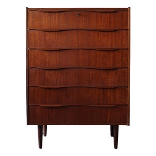 Vintage Danish Chest of Drawers in Teak, 1960s For Sale