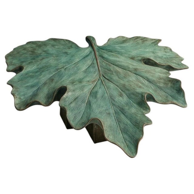Foliage Bronze Coffee Table by Marsica Fossati For Sale - Image 6 of 6