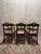 Napoleon III Chairs in Mahogany and Leather, Set of 6 For Sale - Image 3 of 9