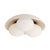 2020s Arteriors Home Glaze Large Flush Mount, Neutral For Sale - Image 5 of 7