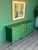 1970s French Provincial Green Lacquered Dresser of Nine Drawers For Sale - Image 16 of 16