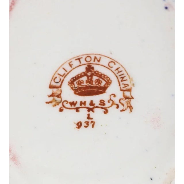 Antique19th Century Clifton China Tea Set by Wildblood & Heath, 1890s, Set of 34 For Sale - Image 12 of 18