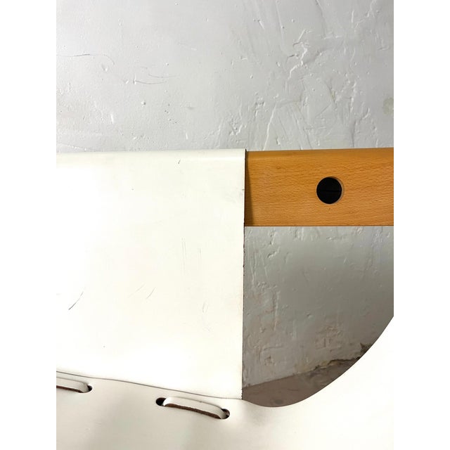 Safari Armchair in White Leather by Ibisco, Italian, 1970s For Sale - Image 9 of 16