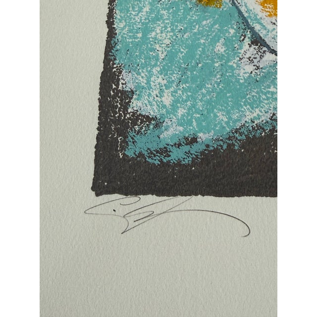 1990s 1991 E. J. Gold Serigraph Print “Faces of War” Series One #2 For Sale - Image 5 of 6